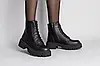 Жіночі демісезонні черевики ShoesBand Чорні натуральні шкіряні на середню/широку стопу всередині байка 40 (25,5-26 см) (S55841-1д), фото 5