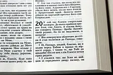 Укр. Біблія Сучасний переклад Турконяк середнього формату (бордова, тверда, без застібки, без вказівників, 15х21), фото 5