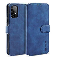Чохол книжка Софт Тач для Samsung Galaxy A53 5g синій гаманець ремінець на руку