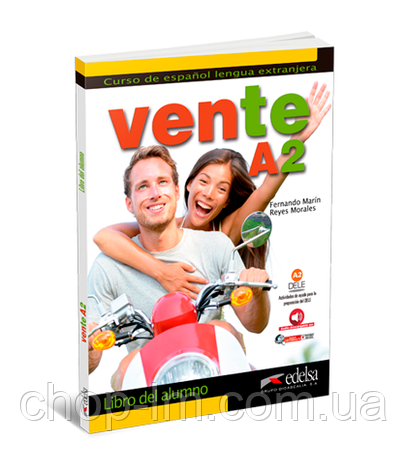 Vente A2 Libro Del Alumno + Audio Descargable / Підручник з іспанської мови, фото 1
