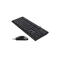 Комплект клавиатура и мышь A4Tech KR-83 + OP-720S Black