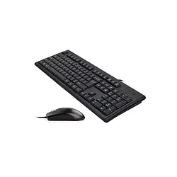 Комплект клавіатура та миша A4Tech KR-83+OP-720S Black