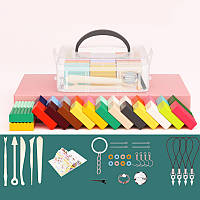 Полімерна глина термопластилін набір 36 кольорів Studio3D + Подарунок