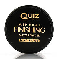 Матирующая рассыпчатая минеральная пудра, Mineral Finishing Matte Powder, Quiz, 5 g