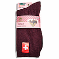 Шкарпетки жіночі теплі медичні верблюжа вовна 37-41 вишневий, фото 2