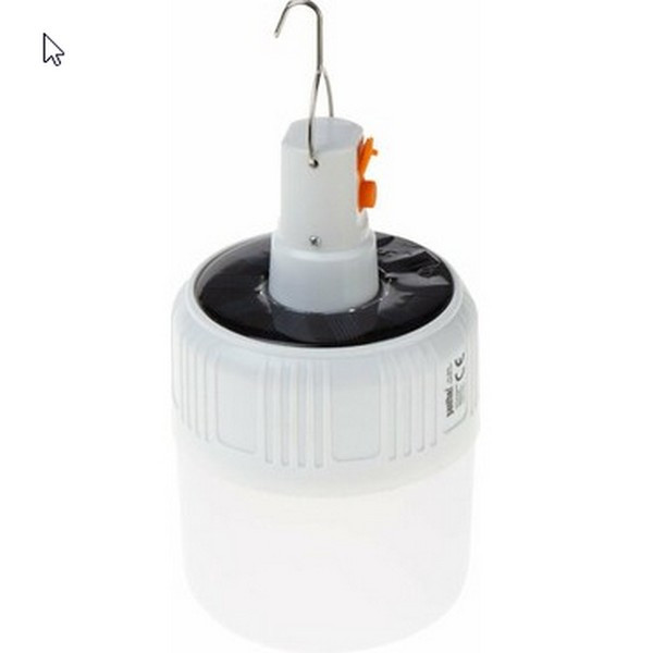 Лампа-ліхтар Panther PT-2090 з акумулятором, вбудованою сонячною панеллю, заряджання від USB, 6 годин роботи від б, фото 1