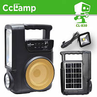 Портативна сонячна автономна система Solar CCLAMP CL-830 + FM радіо + Bluetooth