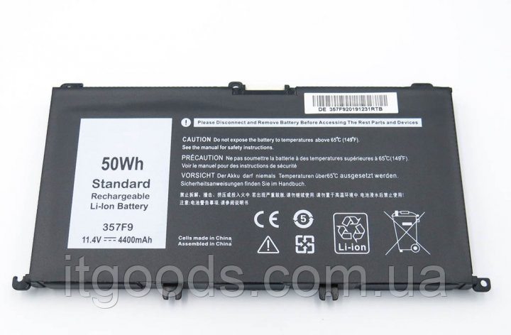 Батарея для ноутбука Dell 59Wh 0357F9 0GFJ6 357F9 71JF4 Inspiron 15 5576 5577 7557 7559 7566 7567 7759 17-7759