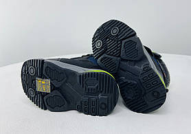 Сноубутси для хлопчиків Зима Чорний/синій 10249М Tom.m розмір 22 (довжина устілки 14,5 см)