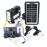 Светодиодный ручной фонарь переносной светильник на солнечной батарее с аккумулятором LED Solar FL-3272
