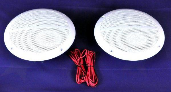 Динаміки в човен 120 Вт морські DBS6010W білі