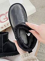 UGG класні уггі жіночі та чоловічі. Чорні не високі зимові Уггі унісекс., фото 10