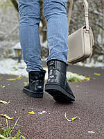 UGG класні уггі жіночі та чоловічі. Чорні не високі зимові Уггі унісекс., фото 3