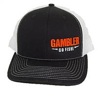 Бейсболка Gambler Richardson 112 Split Black/White Orange Gambler White Go Fish "Оригинал"