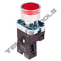 Кнопка управления XB2-BW3461 400В красная нажимная с неоновой подсветкой
