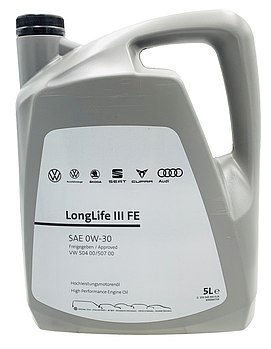 Моторна олива VAG LongLife III FE 0W-30 5 л GS55545M4