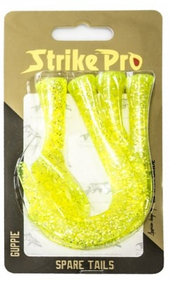 Хвіст силіконовий Strike Pro Guppie Jr 110S(4 шт.) CHG NEW