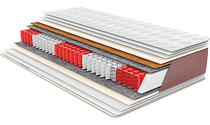 Двосторонній матрац ортопедичний із незалежними пружинами 160х200 "Делейт Софт" від Comefor