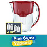 Фільтр-глечик Аквафор Ідеал Синій 2,8 л. з 4-ма модулями, фото 8