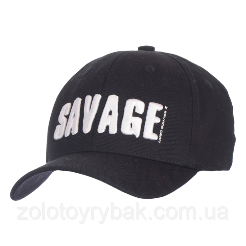 Кепка Savage Gear Simply Savage 3D logo Cap One size Black "Оригинал" - фото 1 - id-p1718414921