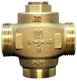 Триходовий термозмішувальний клапан Herz Teplomix DN 32 (1776614), фото 1