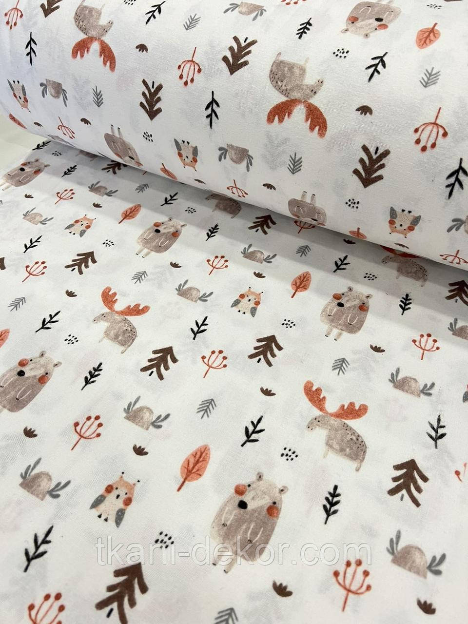 Фланель лосі та сови, фото 1