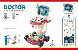 Набір лікаря дитячий 660-88, 29 предметів "Апарат реабілітації", світло, звук, набір лікаря
