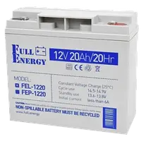 Full Energy FEL-1220 Аккумулятор гелевой 12В 20 А ч для ИБП
