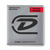 Струны для бас гитары Dunlop DBSBS45105M MD Scale Super Bright