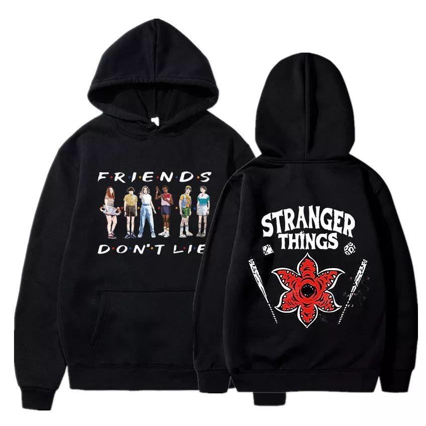 Худі з принтом "Stranger Things"
