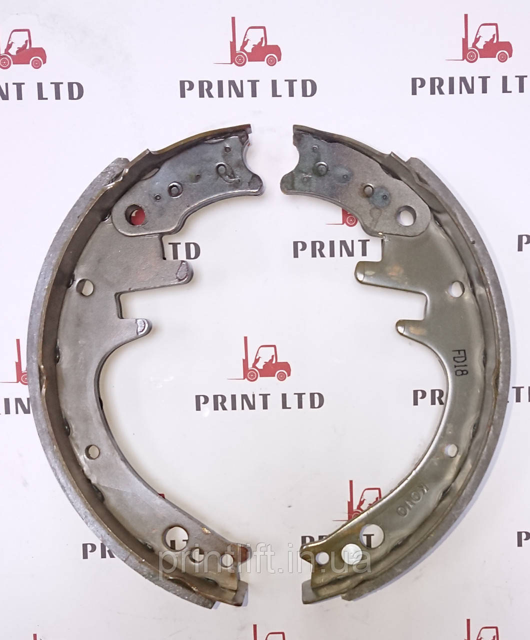 Колодка гальмівна навантажувача Toyota 5-8FD/FG10-18 No47505-13000-71 (пара) 47403-12810-71, 475051300071