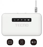 Мобільний 4G модем Tecno TR118 (1xFE LAN/WAN, 1xmicroUSB, 1x3FF, 1xmicro SIM, 2600mAh)