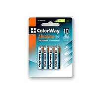 Батарейка AAA СolorWay LR03 батарейка лужна, циліндрична, 1.5V (8шт) blister (CW-BALR03-8BL)