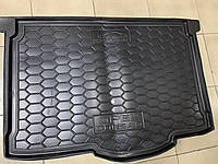 Коврик в багажник OPEL Corsa D с 2006- (5 дв.) (нижняя полка) (Avto-gumm) Пластик+резина