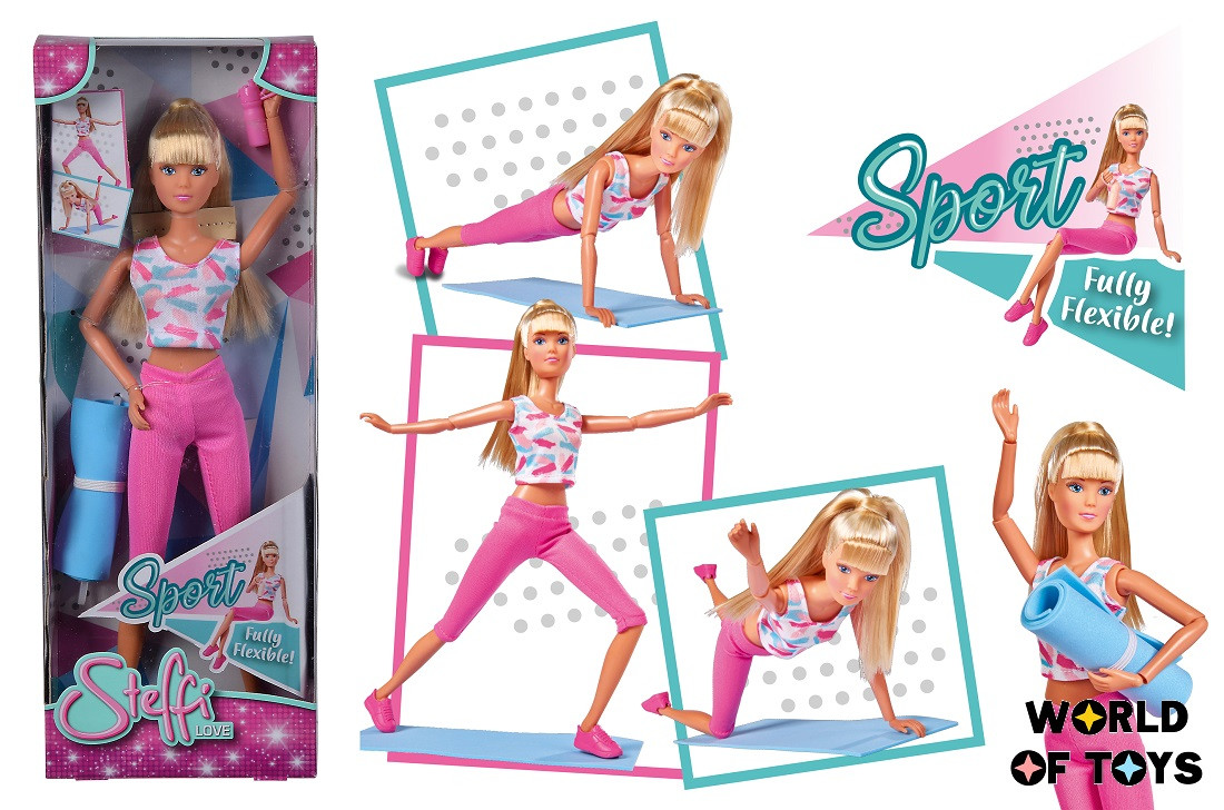 Лялька Штеффі "Спортсменка" з килимком, Steffi & Evi Love, 3+ | 5733501