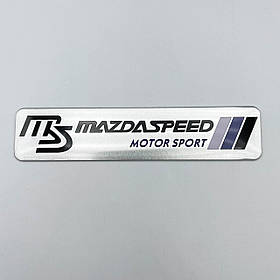 Металевий шильдик емблема Mazda SPEED (Мазда) Motorsport