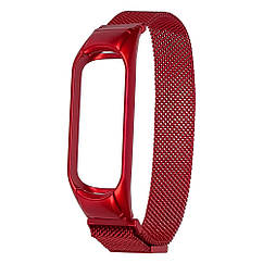 DR Ремінець Міланська петля для Xiaomi Mi Band 3/4 червоний