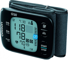 Автоматичний тонометр з передачею на смартфон і манжетою на зап'ястя (13,5 -21,5см) - Omron RS7 Intelli IT