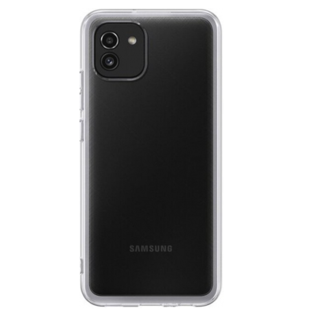 Прозорий силіконовий чохол-накладка Oucase для Samsung Galaxy A03 (A035), фото 1