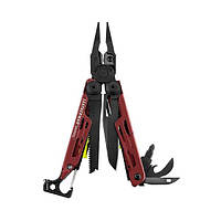 Складной нож мультиінструмент Leatherman 832745 Signal Crimson 19 функций 100 мм красный