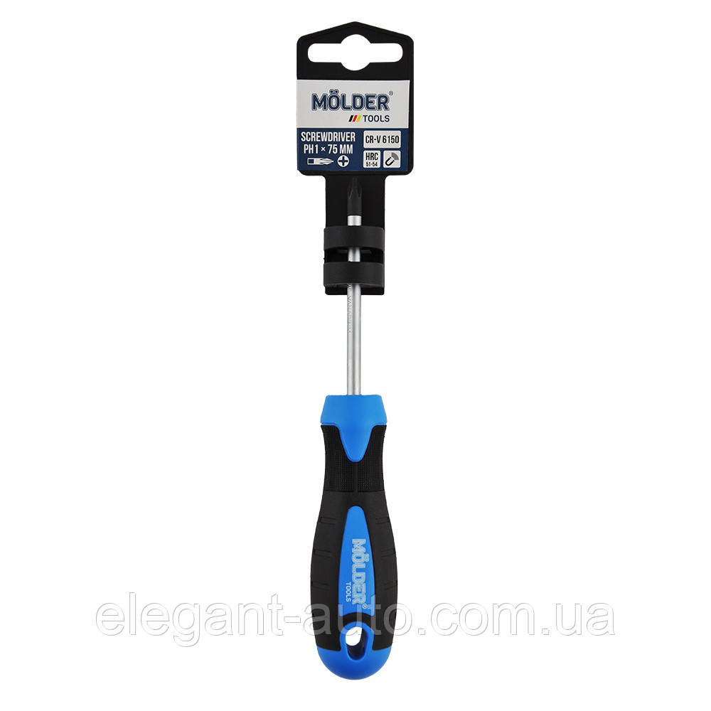 Викрутка - хрестова 1*75 "Molder" (МТ32104)
