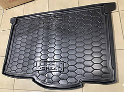 Килимок в багажник OPEL Corsa D з 2006- (5 дв.) (нижня полиця) (Avto-gumm) Поліуретан