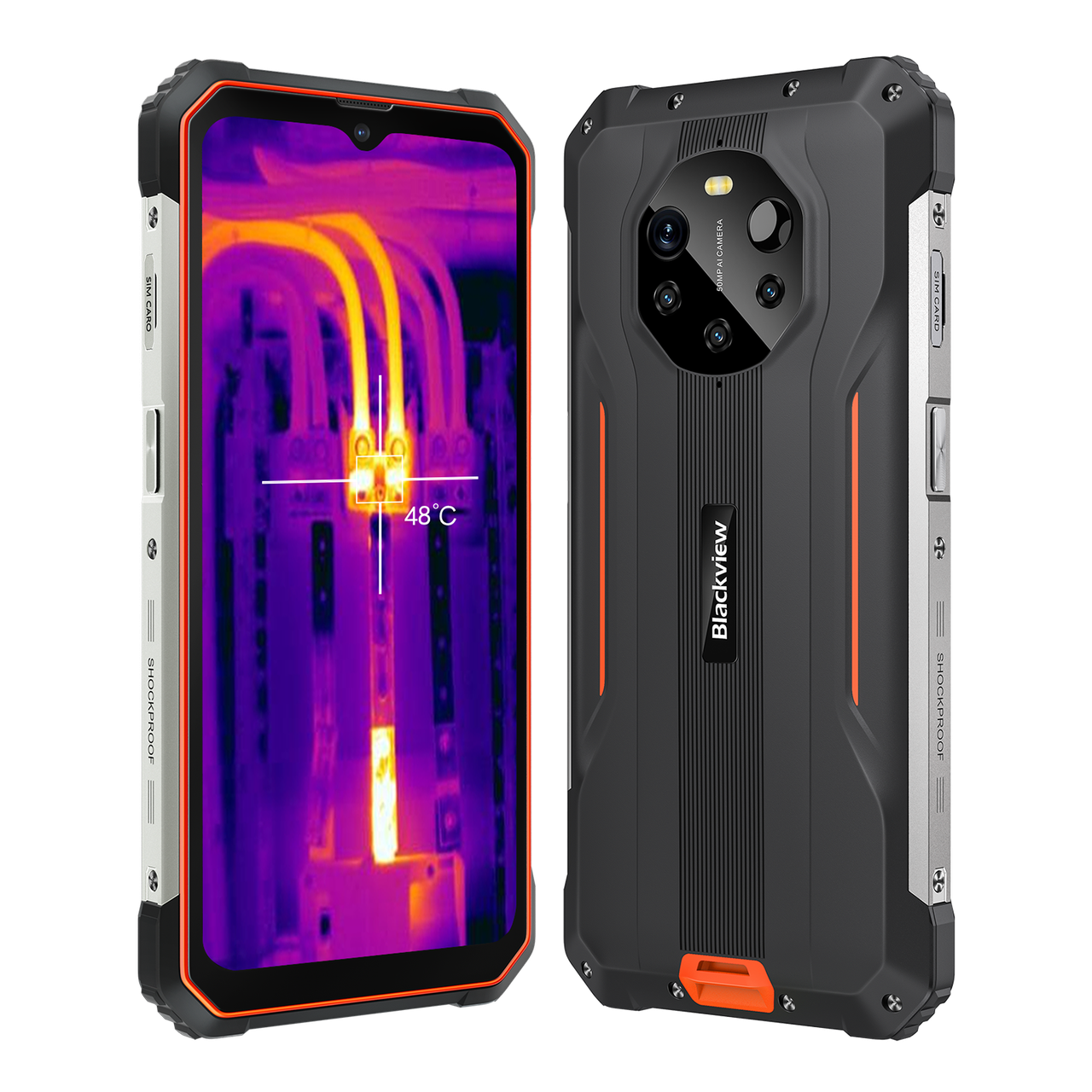 Blackview BL8800 Pro 5G orange ТЕПЛОВІЗОР