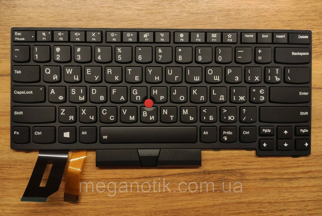 Клавіатура для ноутбука Lenovo ThinkPad E480 з підсвіткою (K372), фото 1