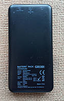 Повербанк GRIXX 10000 mAh, 2 USB входи, USB-C, Micro-USB, швидк. зарядка, кабель USB-USB-C в комплекті, чорний, фото 6
