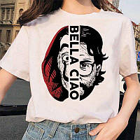 Футболка з принтом "Паперовий дім Bella Ciao"