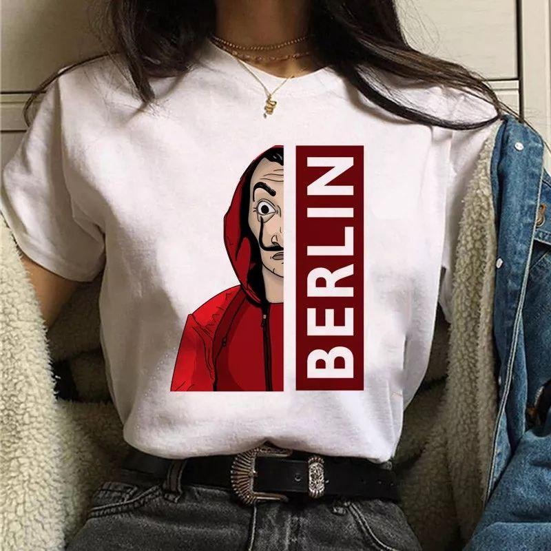 Футболка з принтом "Паперовий дім Berlin"