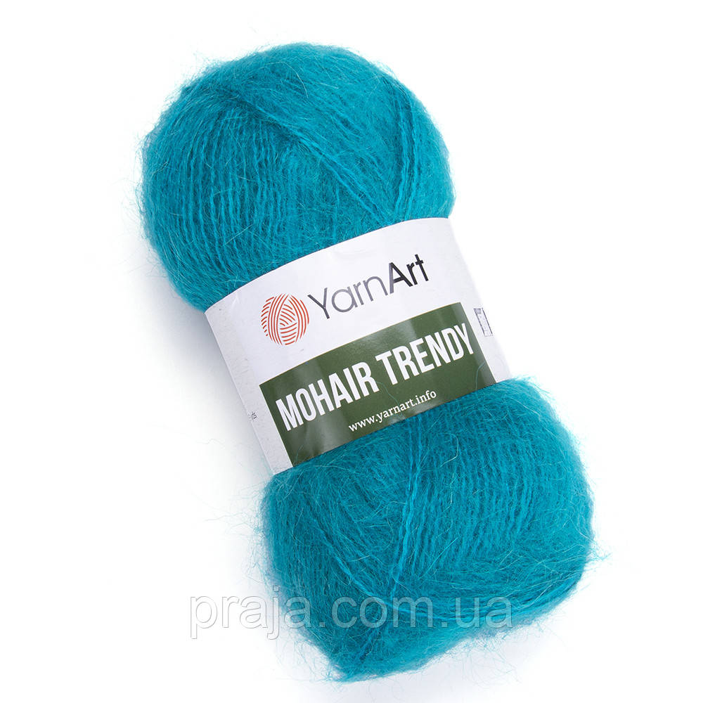 Пряжа Mohair Trendy (Мохер Тренді) - 106 темна бірюза
