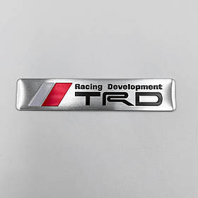 Металевий шильдик емблема Toyota racing development (Тойота) Small