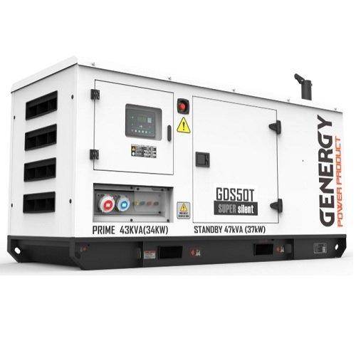 Генератор дизельний GENERGY GDS50T 34 кВт/380 В, фото 1